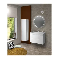 Afbeelding 2 Sapho Nyx Ronde spiegel met LED-verlichting, Ø70cm
