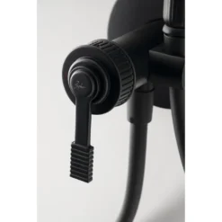 Afbeelding 2 Sapho Versi Inbouwbidetmengkraan met handdouche met stopknop, mat zwart