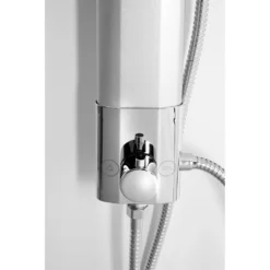 Afbeelding 2 Aqualine Tour Combi-doucheset, hoogte 110cm, chroom