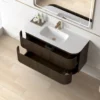 Lavantri Eleonora rond badmeubel met ribbelfront 120cm walnoot met 2 lades en solid surface wastafel zonder kraangat 11 Afbeelding 2 Lavantri Eleonora rond badmeubel met ribbelfront 120cm walnoot met 2 lades en solid surface wastafel zonder kraangat