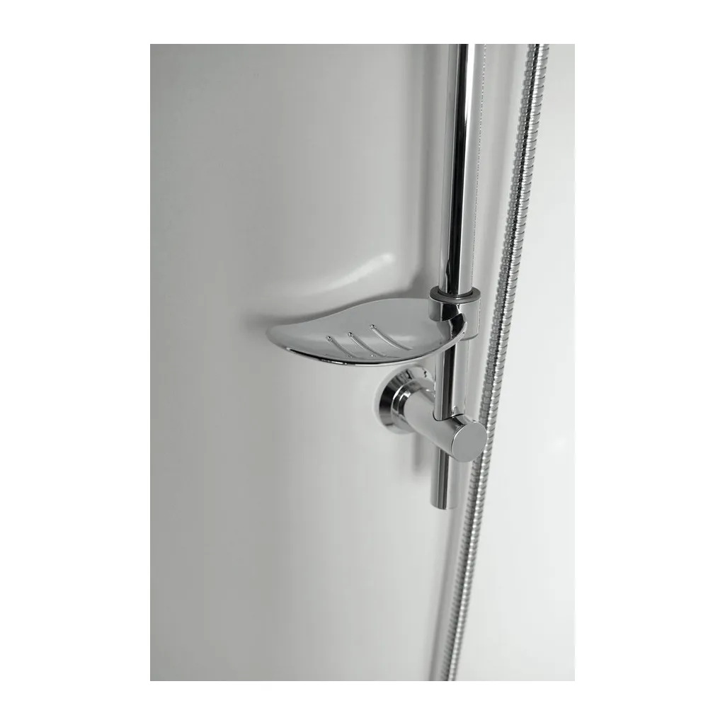 Aqualine Sunra Stijgbuisset met zeepschaal, chroom 3 Afbeelding 3 Aqualine Sunra Stijgbuisset met zeepschaal, chroom