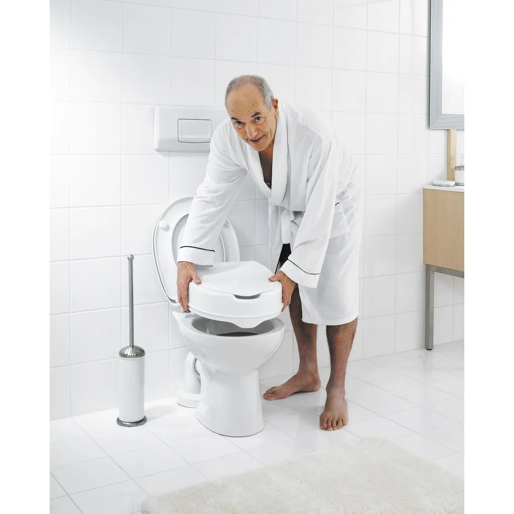 Ridder Handicap Verhoogde toiletzitting 10cm zwart
