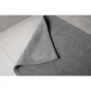 Afbeelding 3 Aqualine Chenill Badmat 50x80cm, 100% polyester, grijs