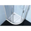 Afbeelding 3 Polysan Easy Kwartronde douchecabine 120x90cm, links/rechts, helder glas