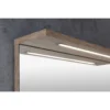 Aqualine Korin Strip Spiegel met LED-verlichting 60x70x12cm, eiken platina 7 Afbeelding 3 Aqualine Korin Strip Spiegel met LED-verlichting 60x70x12cm, eiken platina