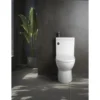Afbeelding 3 Aqualine Jalta Hygie Duobloktoilet met wastafel, randloos, S/P-sifon, wit