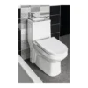 Afbeelding 3 Aqualine Hygie Duobloktoilet met wastafel, S-sifon/P-sifon, wit