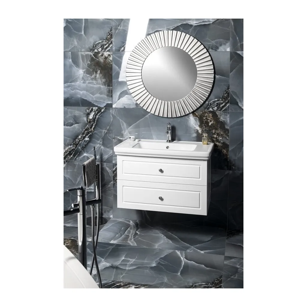 Sapho Violeta Wastafelonderkast 83x52x46cm, mat wit 3 Afbeelding 3 Sapho Violeta Wastafelonderkast 83x52x46cm, mat wit