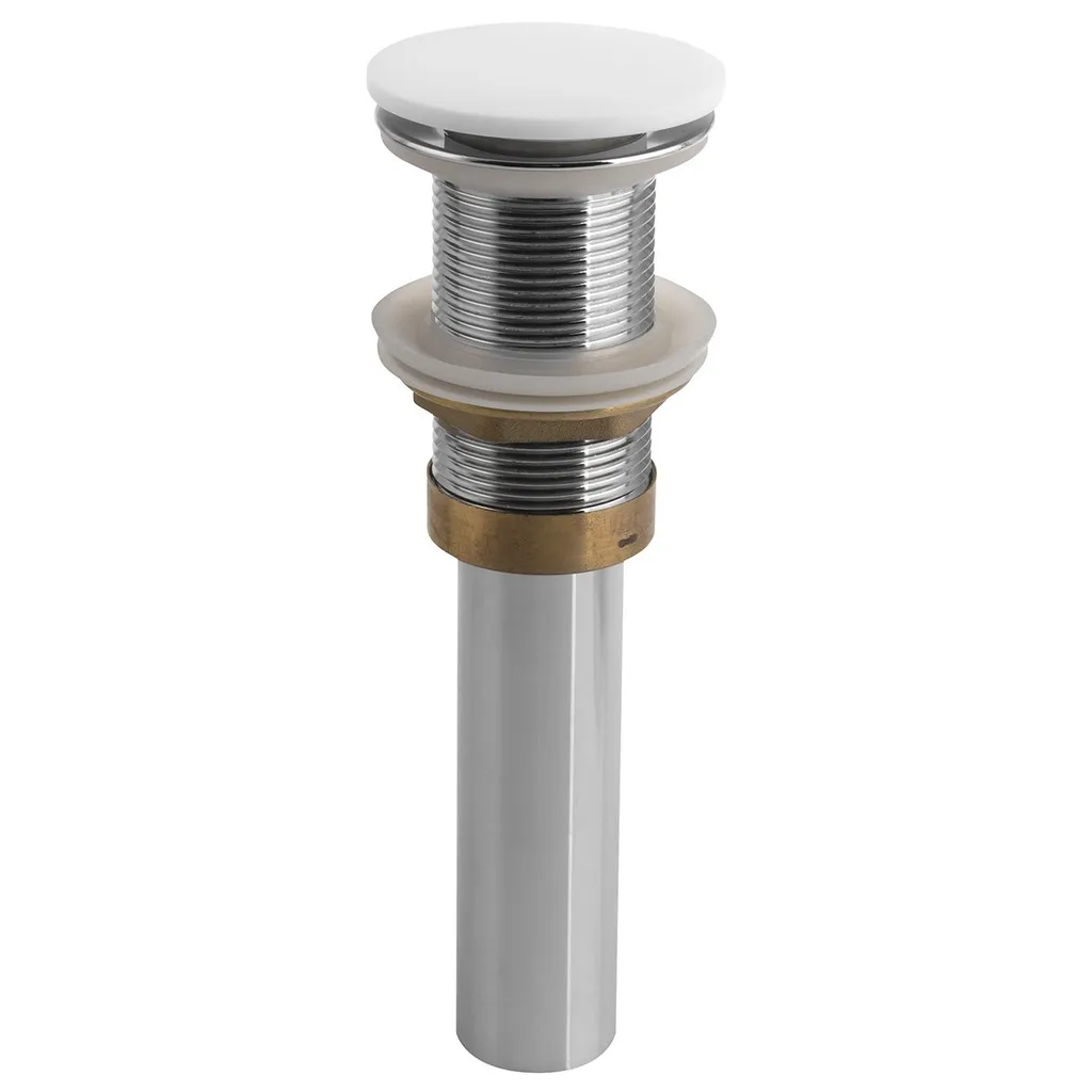 Sapho Thin Wastafelafvoer 5/4", klikwaste, Rockstone stop, mat wit 3 Afbeelding 3 Sapho Thin Wastafelafvoer 5/4", klikwaste, Rockstone stop, mat wit