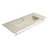 Afbeelding 4 GSI Pura Keramische wastafel Slim 102x46cm, mat creta