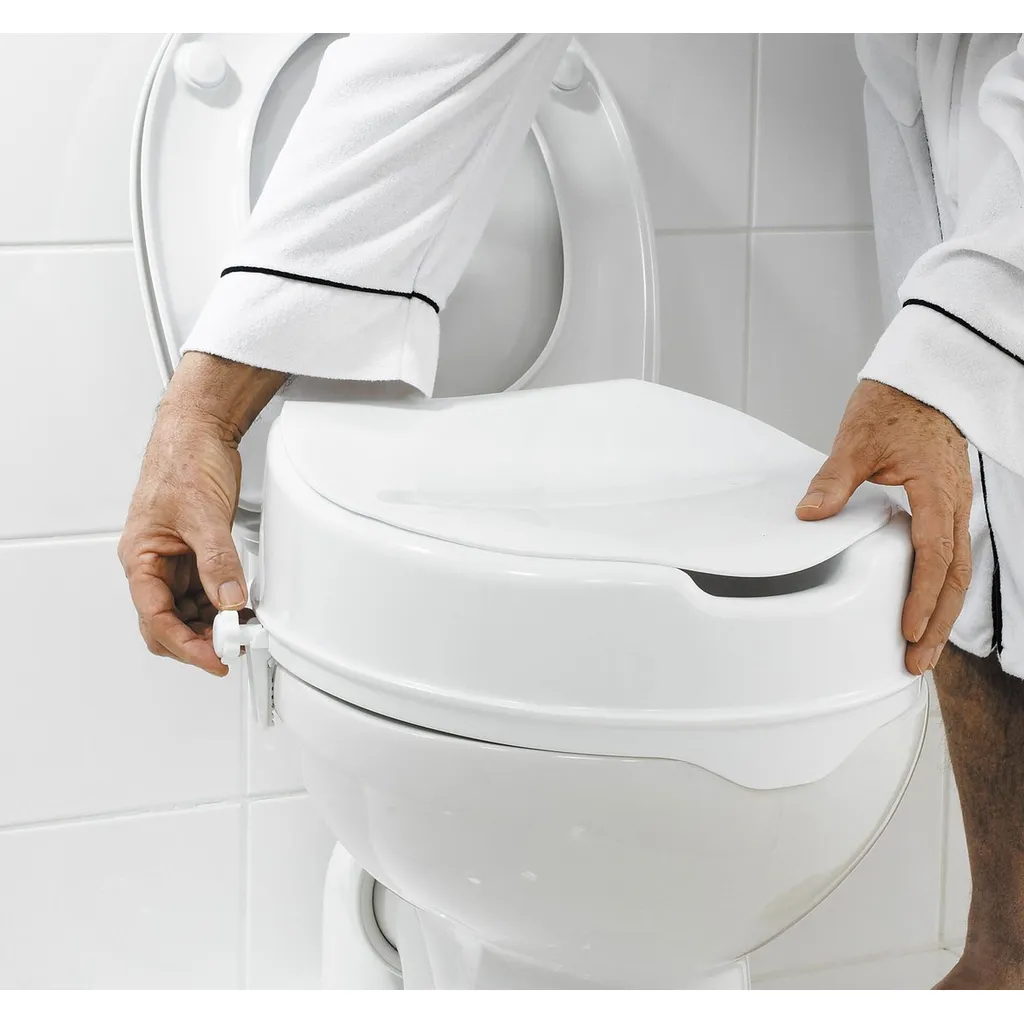 Ridder Handicap Verhoogde toiletzitting 10cm zwart