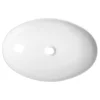 Afbeelding 4 Sapho Pera Keramische opbouwwastafel, 62,5x42cm, wit