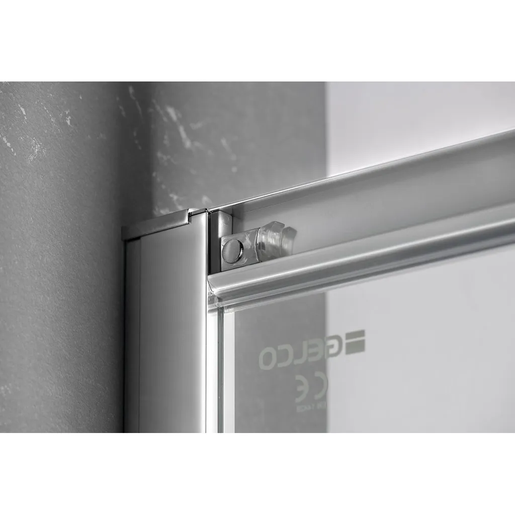 Gelco Sigma Simply Kwartronde douchecabine 100x80cm, R550, links/rechts, helder glas 4 Afbeelding 4 Gelco Sigma Simply Kwartronde douchecabine 100x80cm, R550, links/rechts, helder glas
