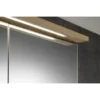 Afbeelding 4 Aqualine Kawa Strip Led Spiegelkast 80x70x22cm, eiken emporio
