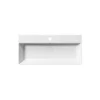 Afbeelding 5 GSI Kube X Keramische wastafel 100x47cm, wit ExtraGlaze