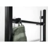 Afbeelding 5 Sapho Barbo Elektrische handdoekradiator, vierkant, 60x160cm, 160W, mat zwart