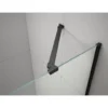 Afbeelding 5 Gelco Trinity Black Rechthoekige douchecabine 120x110cm hoekinstap, matglas