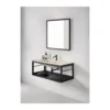 Afbeelding 5 GSI Pura Wastafelframe 82x46cm, mat zwart