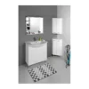 Afbeelding 6 Aqualine Zoja Hoekmeubel 35x78x35cm, wit