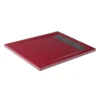 Afbeelding 6 Polysan Varesa Kunstmarmeren douchebak 100x80cm, wit