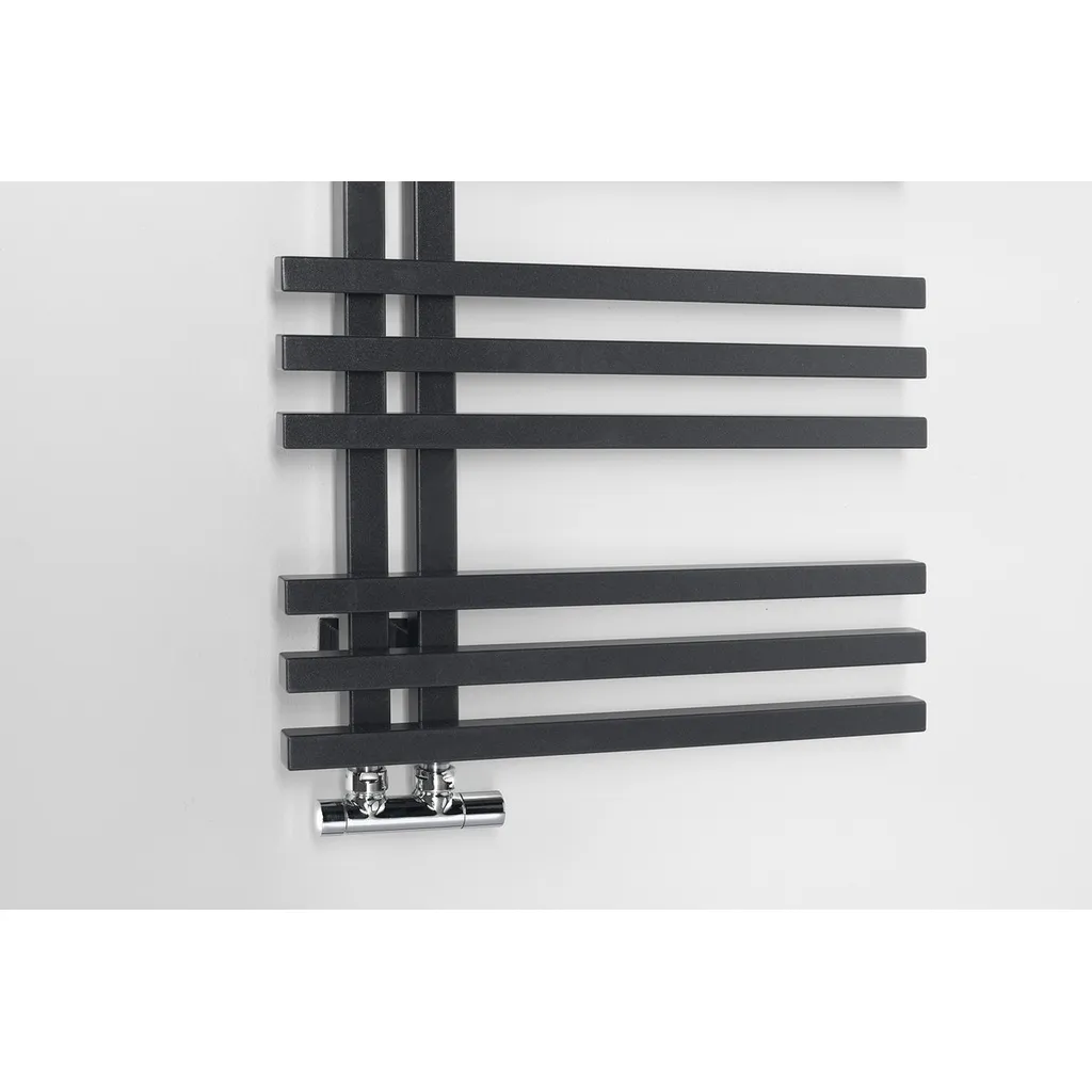 Sapho Sophina Badkamerradiator 60x121,5cm, mat zwart 6 Afbeelding 6 Sapho Sophina Badkamerradiator 60x121,5cm, mat zwart