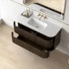 Lavantri Eleonora rond badmeubel met ribbelfront 120cm walnoot met 2 lades en solid surface wastafel zonder kraangat 15 Afbeelding 6 Lavantri Eleonora rond badmeubel met ribbelfront 120cm walnoot met 2 lades en solid surface wastafel zonder kraangat