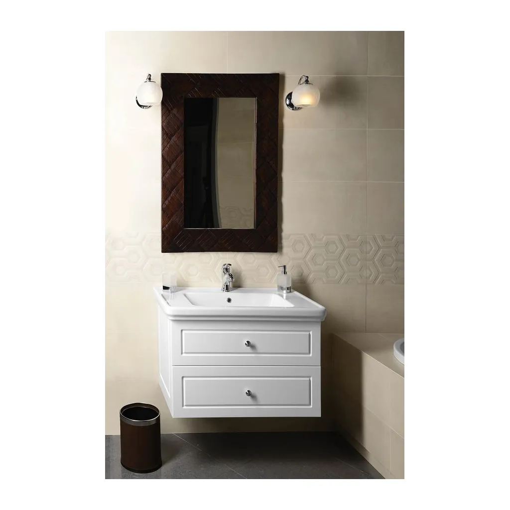 Sapho Violeta Wastafelonderkast 83x52x46cm, mat wit 6 Afbeelding 6 Sapho Violeta Wastafelonderkast 83x52x46cm, mat wit