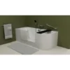 Polysan Portas L-vormig asymmetrisch bad met deur, 170x75x60cm, wit 19 Afbeelding 7 Polysan Portas L-vormig asymmetrisch bad met deur, 170x75x60cm, wit