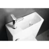 Afbeelding 7 Aqualine Jalta Hygie Duobloktoilet met wastafel, randloos, S/P-sifon, wit