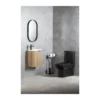 Afbeelding 8 Sapho Latus X STRIP wastafelonderkast 39,4x50x22cm, eiken Alabama