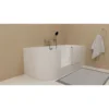 Polysan Portas R-vormig asymmetrisch bad met deur, 160x75x60cm, wit 21 Afbeelding 9 Polysan Portas R-vormig asymmetrisch bad met deur, 160x75x60cm, wit