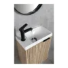 Afbeelding 9 Sapho Latus X STRIP wastafelonderkast 39,4x50x22cm, eiken Alabama