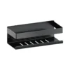 afbeelding 1 Brauer Doucherek 23cm gunmetal geborsteld PVD