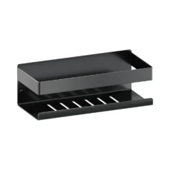 afbeelding 1 Brauer Doucherek 23cm gunmetal geborsteld PVD