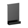 afbeelding 1 Brauer Doucherek hangend met glasklem gunmetal geborsteld PVD