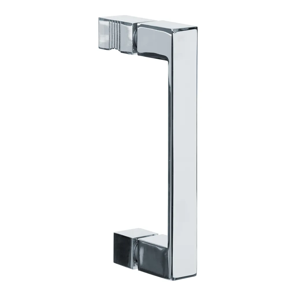 Brauer Handgreep tweepunts model A tbv glazen deuren chroom