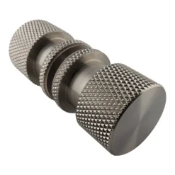afbeelding 1 Brauer Handgreep enkelpunts model B Carving tbv glazen deuren PVD RVS-kleurig geborsteld