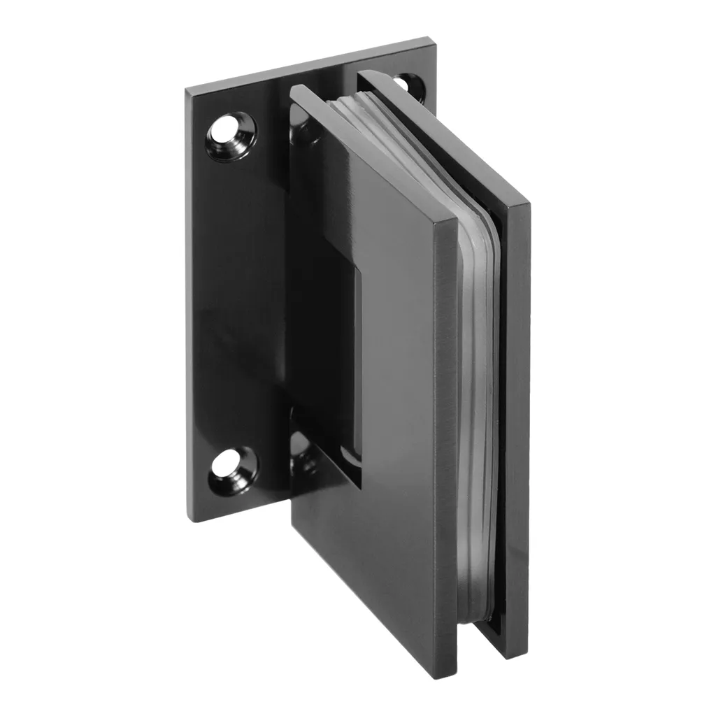 Brauer Wandscharnier 2 stuks PVD gunmetal geborsteld
