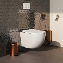 afbeelding 1 Brauer Tornado hangend toilet incl. bril met bevestigingen in zes beschikbare kleuren