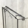 Brauer Stellar douchecabine met draaideur helder glas 140x90x200cm omkeerbaar incl. glascoating PVD RVS-kleurig geborsteld 10 afbeelding 4 Brauer Stellar douchecabine met draaideur helder glas 140x90x200cm omkeerbaar incl. glascoating PVD RVS-kleurig geborsteld
