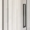 afbeelding 6 Brauer Stellar douchecabine met draaideur helder glas 140x80x200cm omkeerbaar incl. glascoating PVD gunmetal geborsteld
